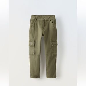 Preowned Zara Kids High Stretch Cargo Pants